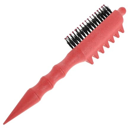 CIYODO Cepillo para Cardar Bolsa de Aire Naranja para Cabello Fino, Peine de Nailon para Masaje del Cuero Cabelludo, Herramienta de Peinado Profesional para Ondas Grandes y Seccionado en