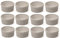 12 Stück Soufflé Souffle Förmchen Pastetenform Näpfchen - 9 cm Ø - Porzellan