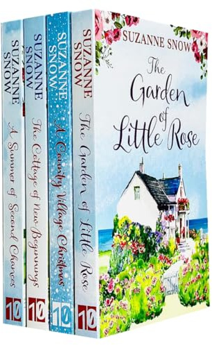 Suzanne Snow Welcome to Thorndale Series Collection 4 Books Set (A Country Village Christmas, The Garden of Little Rose, A Summer of Second Chances, The Cottage of New Beginnings)