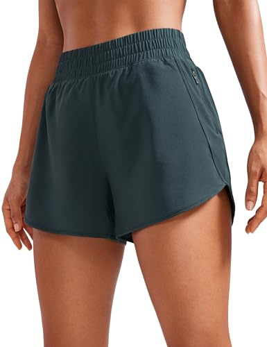 CRZ YOGA Shorts Fitness Dauphin Taille Haute 7cm Mélanite 42