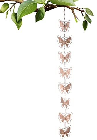 Regenkette, Ekorative Eisengießkanne, Regenablaufkette,Dachrinnenkette Regenablauf Regen Fallrohr Regenrinne Kette Regenwasserkette,Regenwasser-Umlenker,Regenketten Für Fallrohre,dekorativer Garten