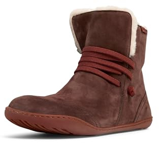 Camper Peu Cami K400505, Cremallera Elástico Medio Mujer, Marrón Oscuro 016, 37 EU