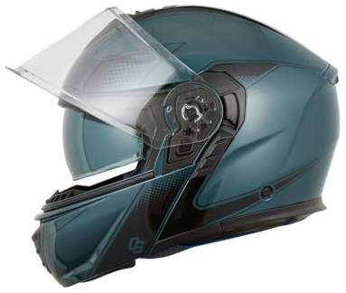 KSK Casco modular OS azul, con homologación ECE R 22.06 y P/J – Talla M (57–58 cm) – Calota de ABS