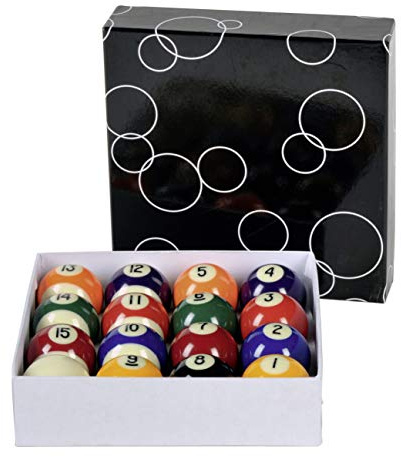 John West Palline da biliardo 57 mm, nuove + set di triangoli