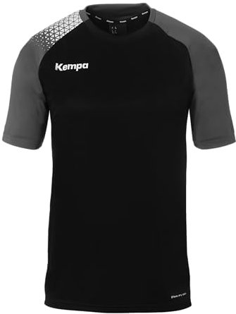 Kempa Herren Ambition 28 Shirt Trikot, Schwarz/Anthra, L EU