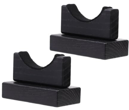 Yardwe 2 Piezas Soporte De Exhibición De Bate De Béisbol Tocones De Grillo Bate De -Pong Hockey Bolsa De Béisbol Bate De Béisbol De Espuma Bate De Béisbol Sólido Estante Madera Black
