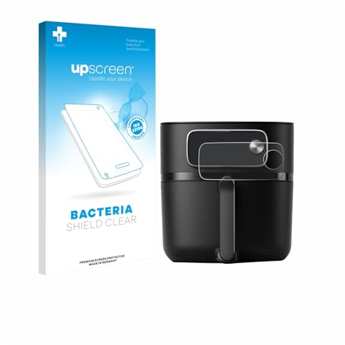 upscreen Antibakterielle Schutzfolie für Philips Airfryer HD9876/90 Klare Displayschutz-Folie