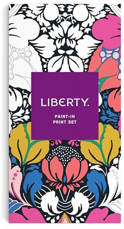 Galison Liberty Paint-in Postcard Set
