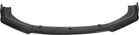Spoiler de Lèvre de Pare-Chocs Avant, 3 Pièces de Voiture Séparateur de Lèvre de Pare-Chocs Avant Anticollision Pièces de Carrosserie Universelles étanches pour Voiture(Noir Brillant)