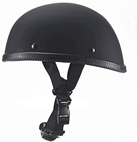 Jet Cascos Cascos, Genial medio casco Casco de media concha Casco Jet Cascos Pequeño y ligero ECE Certificación Gorro de moto casco fresco de verano Medio Casco para hombres y mujeres adultos ( Color