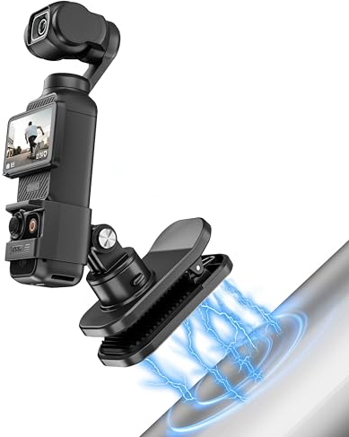 STARTRC Osmo Pocket 3 360°Magnethalterung Clip Rucksack Verstellbare Schultergurt Erweiterung Adapter für DJI Pocket 3/Osmo Pockt/Action 5 pro für Insta 360 Kameras Zubehör