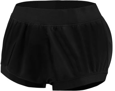 Adult Plastic Pants Diaper Cover, High Waist Rubber Incontinence Pant Washable, Reusable Plastic Underwear Waterproof Panties (Black 1 Pcs, L)