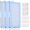 HEPA Filter für Miele, 3 Motorfilter 3 Air Clean Filter, staubsauger filter aktivkohle hepa airclean staubsauger filter für Allergiker gegen Feinstaub und Gerüche Compact C1 C2 Complete C2 C3 S-Serie