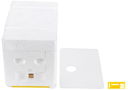 NOENNULL Mini Beehive, Queen Bee Box for Mating with High Density Foam, Anti Escape Door, Multifunctional Feeding Box, Durable Construction