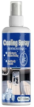 Svalkande Kroppsspray 120 ml Icke-klibbig After Sun Spray | Svalkande Helkroppsmist för Resa Utomhusbruk Vandring Camping Stranden Parken Sport Varmt väder Picknick Festival Pendling