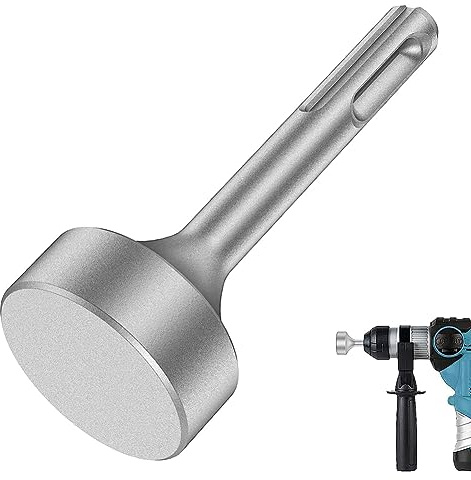 Borimend 1 PCS SDS-Plus T Post Ground Rod Driver Hammer Drill Rod Converter for Hammer Drill Grounding Rods F