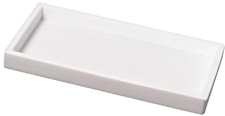 20 * 10 * 1.8cm White Silicone Organizer Tray.Decorative Storage Organizer Tray For Hotel/Home/Cosmetic