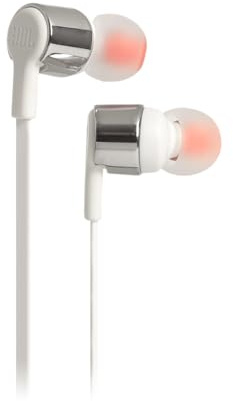JBL Tune 210 In-Ear Kopfhörer Ohrhörer mit 1-Tasten-Fernbedienung und Integriertem Mikrofon Kompatibel mit Apple und Android Geräten - Grau