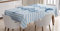 ABAKUHAUS Good Vibes Tischdecke, Nautical Maritime, Wasserfest Waschbar mit Klar Sichtbaren Farben kein Verblassen Personalisiert, 140 x 170 cm, Nachtblau Babyblau