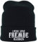 EXPRESS-STICKEREI Haube mit Spruch Lasst Uns Fremde bleiben - Warme Wintermütze mit Spruch - Lustige Strickmütze - Beanie für Damen und Herren - Unisex Wollmütze Heavy Metal
