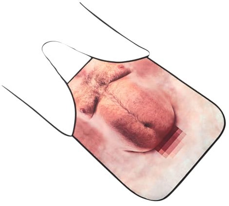 COLLBATH Lustige Küchenschürze Für Männer Polyester Koch- Und Grillschürze Dekorativer Kochschutz Herren-kochschürze