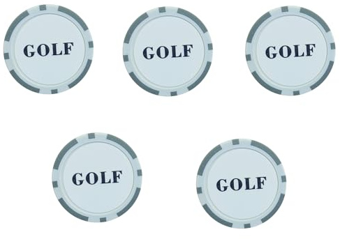 TQUXNGA Golfs Marker Con Cap Hat Clip Aiuto Allenamento Adesivo Epossidico Marcatore Palla Marcatore Golf Accessori Campo da Golf Essenziale