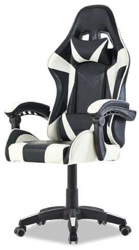 Walden Gaming Chair Ergonomic Office Chair Office Chairs Gaming Chair Backrest Seat Height Adjustable Swivel Chair Racing Office Computer Ergonomic Video Game Chair
