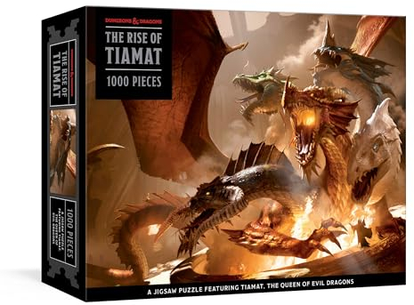 The Rise of Tiamat Dragon Puzzle: 1000-piece (Dungeons & Dragons): 1000-Piece Jigsaw Puzzle Featuring the Queen of Evil Dragons: Jigsaw Puzzles for Adults (Dungeons and Dragons)