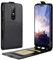 HualuBro Nokia 5.1 Plus Hülle, Premium PU Leder Leather HandyHülle Tasche Schutzhülle Flip Case Cover für Nokia 5.1 Plus/Nokia X5 Smartphone (Schwarz)