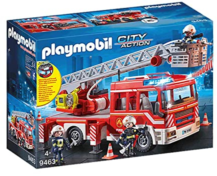 PLAYMOBIL 9463 - City Action - Camion de pompiers avec echelle pivotante - Nouveaute 2019