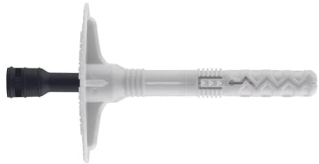 200 chevilles de fixation de panneaux isolants 10 x 220 mm (D. 10 mm) avec clou métallique