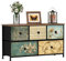 VEDECASA Dresser with 5 Drawers Wide Drawer Dresser for Bedroom TV Stand with Storage Drawers for Closet Living Room Nursery Hallway Sturdy Metal Frame Wooden Top Easy to Install