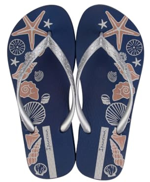 Ipanema Classica Happy Xi Fem Sandali bassi da donna, taglia 38, Argento metallizzato, 38 EU
