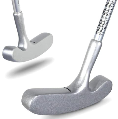 Vänster/högerhänt junior golfklubbputter – tvåvägs putter för barn med precision ansikte och allvädersgrepp