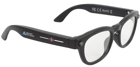 AI Smart Glasses with 11 Language Translation, HD Camera - Bluetooth Translator,Smart Translator Glasses with APP,260mAh Battery, Translator for Travel, Music, Calls