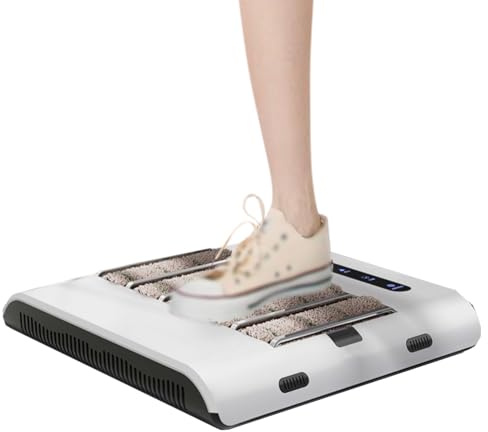 CRBUDY Machine Automatique de Nettoyage de Semelles, cireuse à Induction, Outil de Nettoyage de Chaussures, Nettoyage sans Eau, pour Hall d'entrée d'hôtel, Centre de Vente