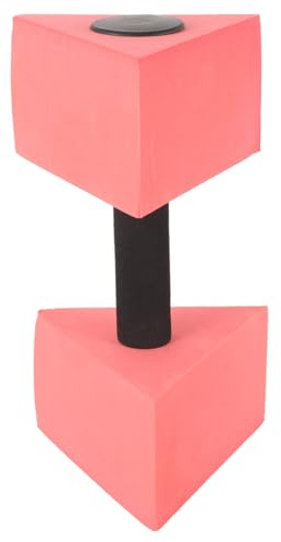 Alipis Pesas De Agua Acuáticas Triangulares De Eva, Mancuerna Color Rojo, Resistencia Para Aeróbic y Ejercicios Piscina, Entrenamiento Para Fisioterapia y Fitness Subacuático