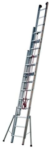 TUBESCA COMABI - Echelle coulissante à corde 3x12 Aluminium Argent Haut. Max 9,47m - Pronor 1233112