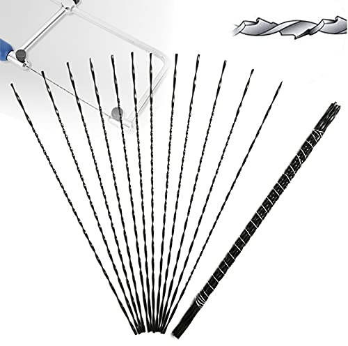 Traforo Per Legno, yuyte 12 lame per sega da taglio con denti a spirale per legno, plastica metallica, sega (03)