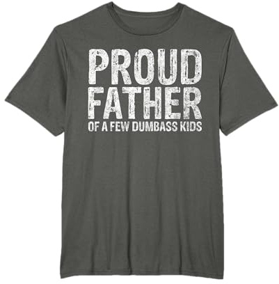 Stolzer Vater von ein paar Dumbass Kinder-Shirt, lustig, Vatertag T-Shirt