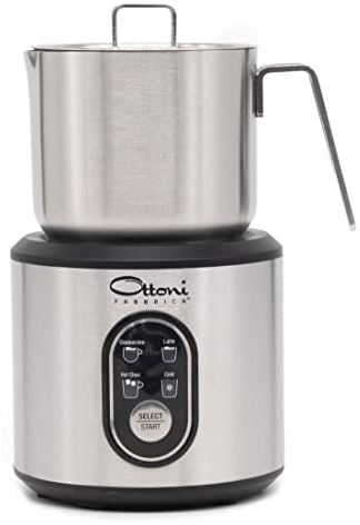 Ottoni Fabbrica Mastrolatte Neuer Edelstahl Milchaufschäumer 350 ml