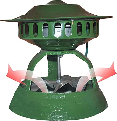 Chimney Fireplace Fan, Chimney Fan for Round Flue, Electric Chimney Fan Chimney Ventilation Fans Rooftop Inducer Fans Chimney Exhaust Fan for BBQ Hut Fireplace Thermo Stove [Energy Class A++],150 w