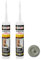 Isolbau Zement-Fix 2 x 300 ml Zementgrau Express Reperaturmörtel - Dichtungsmasse für Fugen & Risse im Innen- & Außenbereich, Kartusche