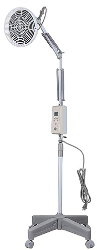 260W Infrared Mineral Heat Therapy Lamp Floor Standing Infrared Red Light for Relieve Joint Pain and Muscle Aches
