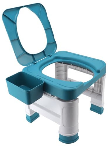 Chaise percée pour chambre à coucher, chaise percée, cadre de siège de toilette pour personnes handicapées et personnes âgées, cadre de toilette avec siège, pot de chambre pour adultes