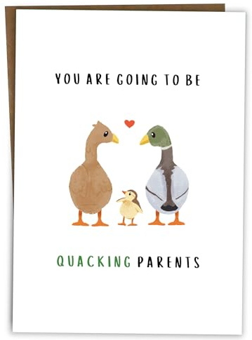 BYANIKA Pregnancy Congratulations Card | Ideal for Baby Shower, New Parents, Expecting Parent To Be, New Baby Arrival, Expectant Mum To Be, Pregnant Mother & On The Birth Of Your Newborn Boy or Girl