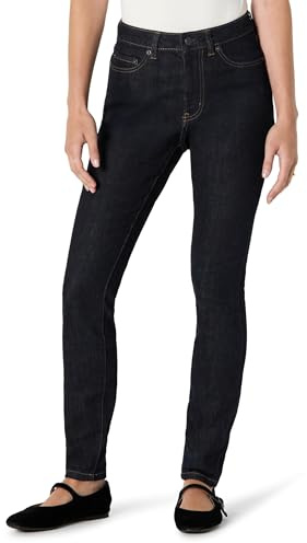 Amazon Essentials Women's Women's High Stretch High-Rise Skinny Jean, Rinse, 16 Long