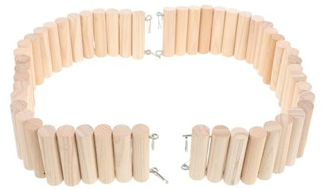 Milisten 2pièces Échelle Bois pour Hamsters Et Rongeurs Pont Arqué Flexible pour Animaux De Compagnie Jouets à Mâcher Et Cadre pour Cochons Utilisation Intérieure Et Extérieure