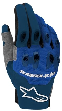 Alpinestars Pro-Dura Motocross Handschuhe, blau/weiß, S