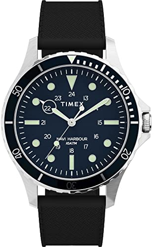 Timex Herren Analog Quarz Armbanuhr Navi XL